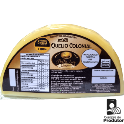 Queijo Colonial Meia Cura